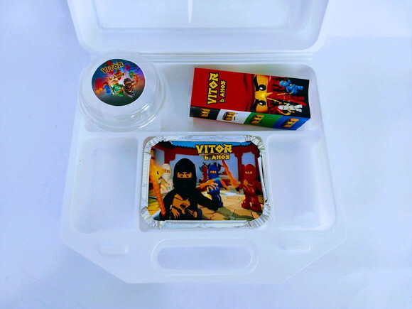 Kit Maleta Festa na Escola Ninjago