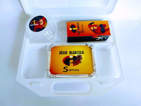 Kit Maleta Festa na Escola os Incríveis