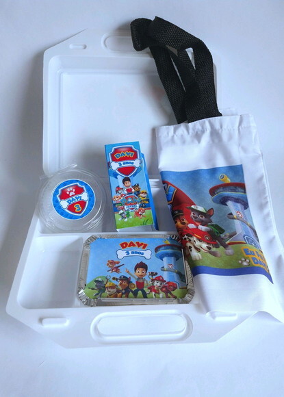 Kit Maleta Festa na Escola Patrulha Canina com Bolsa