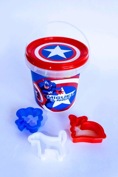 Kit Massinha Capitão América