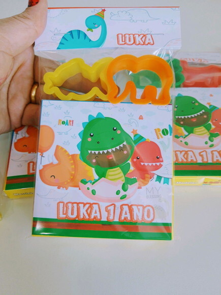 Kit Massinha de Modelar Dinossauros