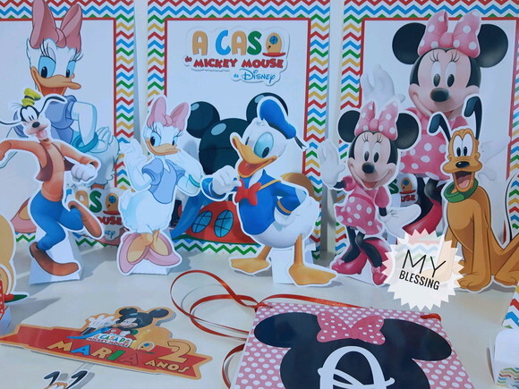 Kit Só Um Bolinho a Casa do Mickey