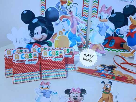 Kit Só Um Bolinho a Casa do Mickey