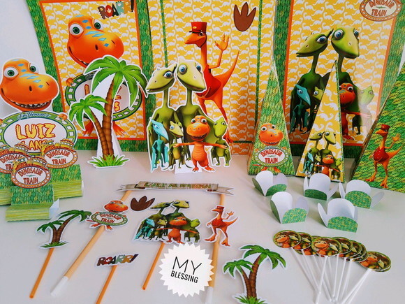 Kit Só Um Bolinho Dinotrem