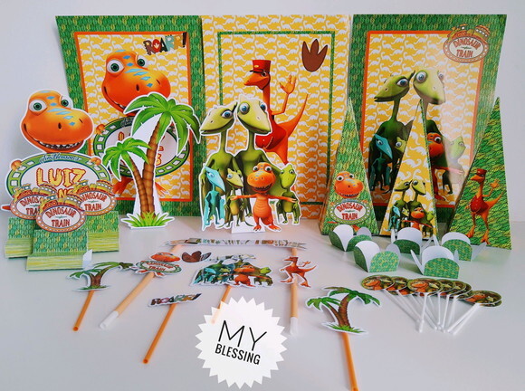 Kit Só Um Bolinho Dinotrem
