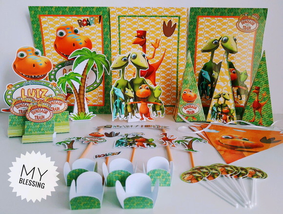 Kit Só Um Bolinho Dinotrem