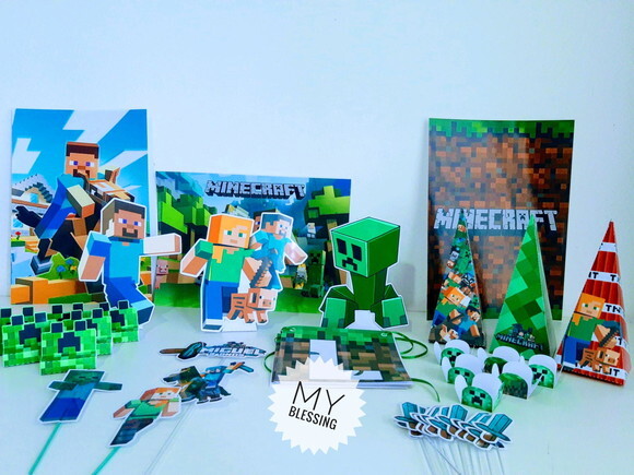 Kit Só Um Bolinho Minecraft