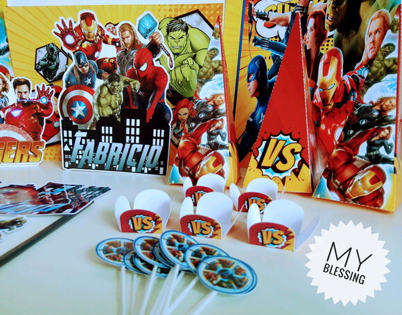 Kit Só Um Bolinho os Vingadores