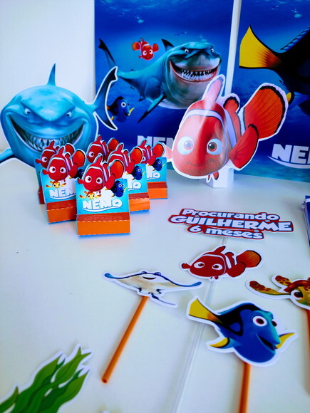 Kit Só Um Bolinho Procurando o Nemo
