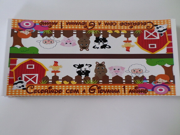 Lapela Personalizada Fazendinha