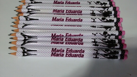 Lápis Personalizado Barbie