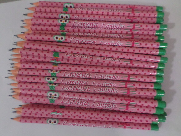 Lapis Personalizado Corujinha