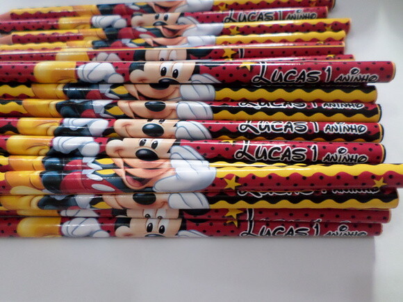 Lápis Personalizado do Mickey