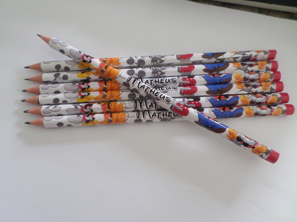 Lapis personalizado do Mickey