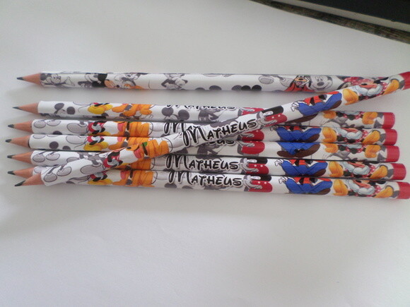 Lapis personalizado do Mickey
