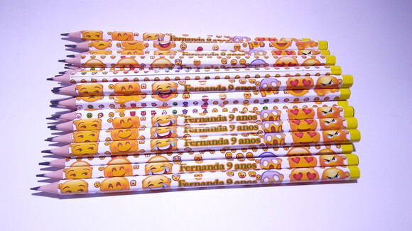 Lápis Personalizado Emoji