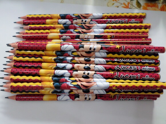 Lápis Personalizado do Mickey