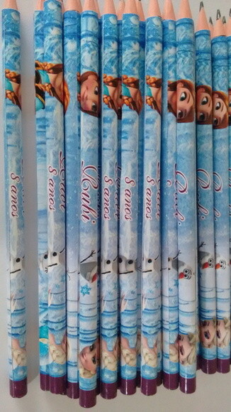 Lápis Personalizado Frozen