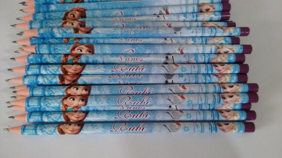 Lápis Personalizado Frozen