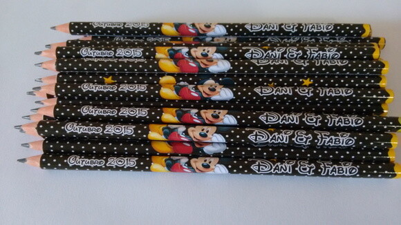 Lápis Personalizado Mickey