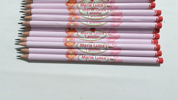 Lápis Personalizados Moranguinho