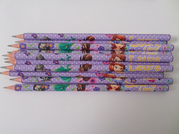 Lápis Personalizados Princesa Sofia