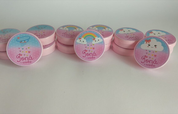 Latinha Personalizada Chuva de Amor