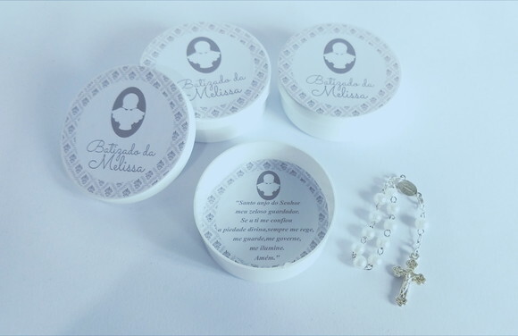 Latinha personalizada batizado