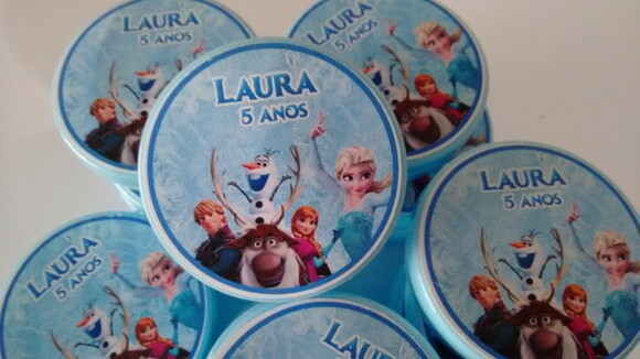 Latinha Personalizada Frozen