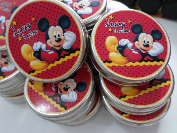 Latinha Personalizada Mickey