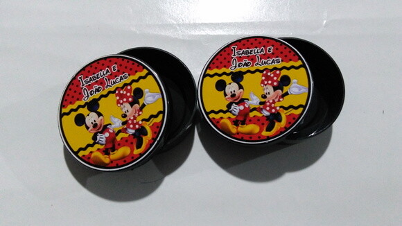 Latinha Personalizada Mickey e Minnie