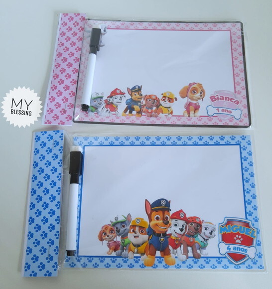 Lousa Magica Personalizada 14x20 Patrulha Canina
