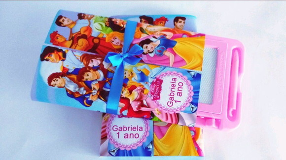 Lousa Mágica Personalizada as Princesas