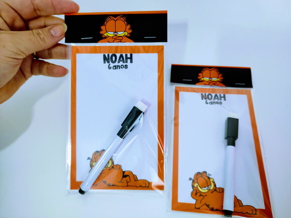 Lousa Magica Personalizada Garfild