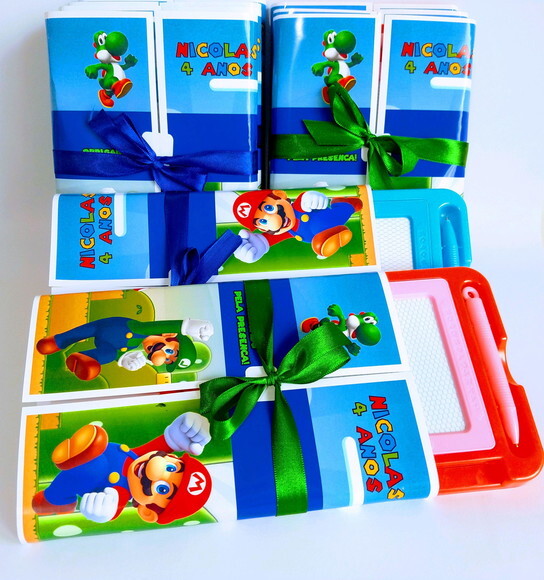 Lousa Mágica Personalizada Super Mário