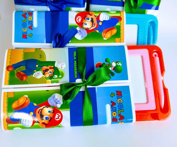 Lousa Mágica Personalizada Super Mário