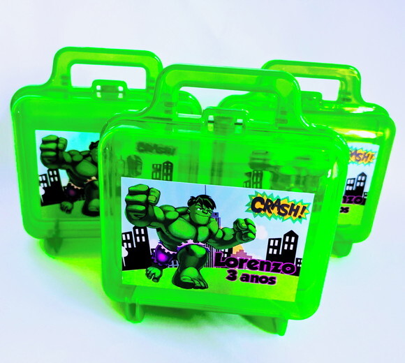 Maleta Acrílica Personalizada Hulk