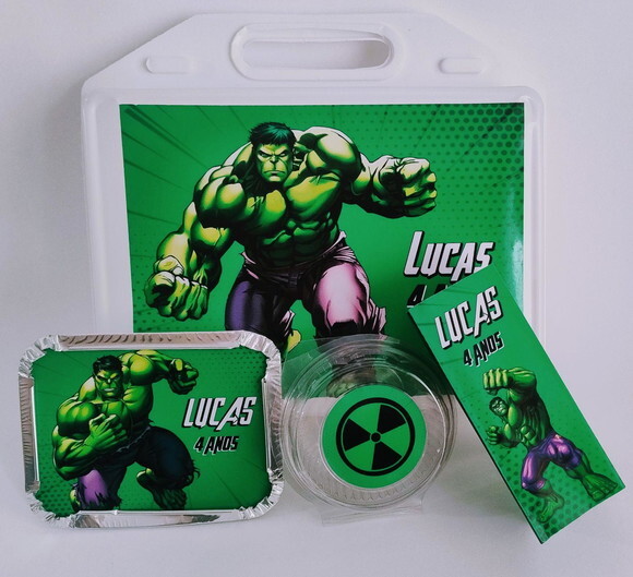 Maleta Festa na Escola Hulk