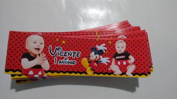 Marca Pagina Personalizado do Mickey