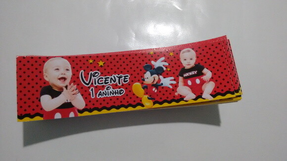 Marca Pagina Personalizado do Mickey
