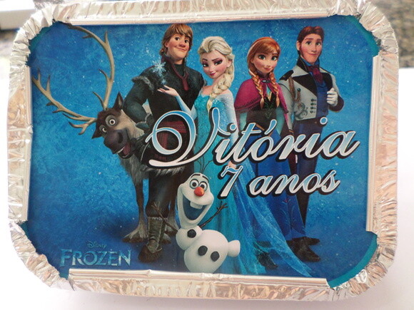 Marmitinha Personalizada Frozen