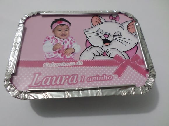 Marmitinha Personalizada Gata Marie