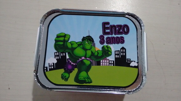 Marmitinha Personalizada Hulk