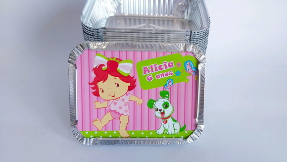 Marmitinha personalizada moranguinho