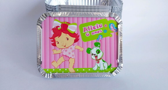 Marmitinha personalizada moranguinho