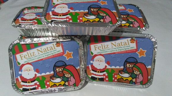 Marmitinha Personalizada para o Natal