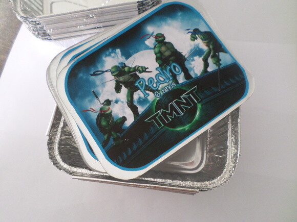 Marmitinha Personalizadas Tartaruga Ninjas