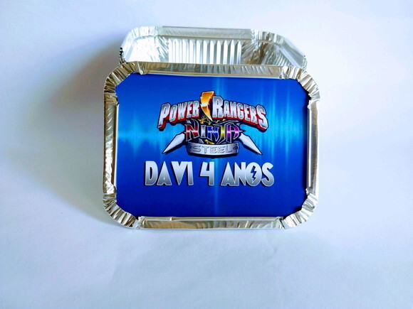 Marmitinha Personalizada Power Rangers