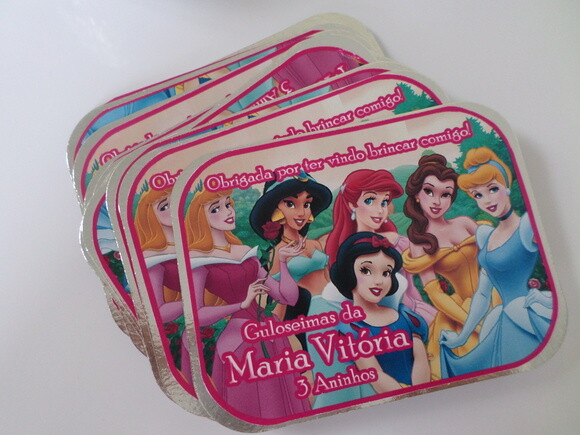 Marmitinhas Personalizadas das Princesas