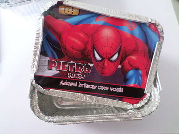 Marmitinhas Personalizadas Homem Aranha